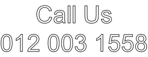 Call Us  012 003 1558